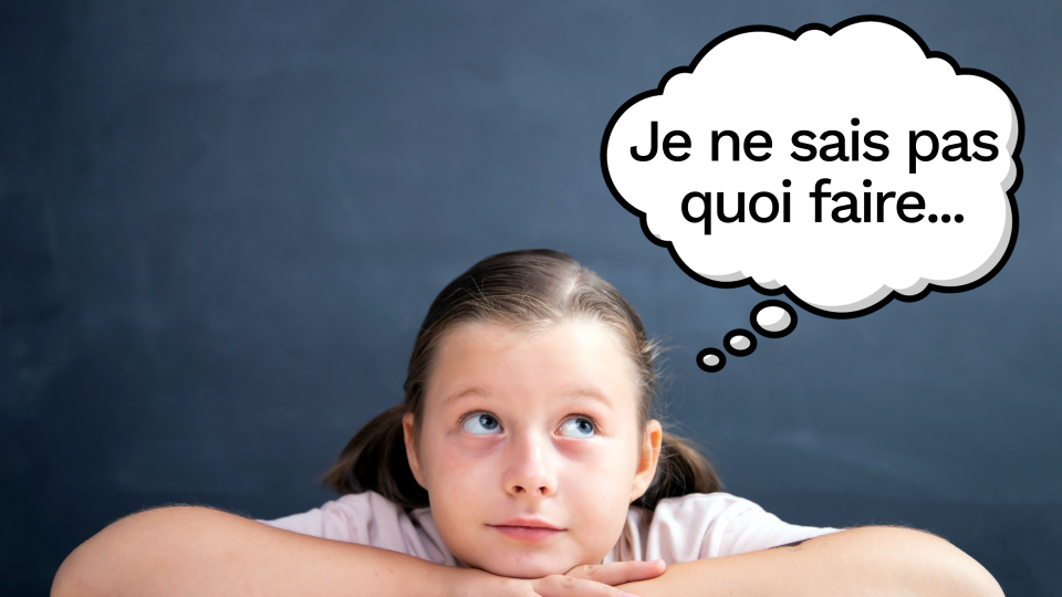 Je ne sais pas quoi faire! Les as de l